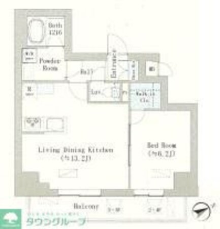 グレースティリアの物件間取画像